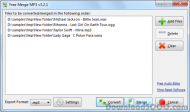 Free Merge MP3 screenshot